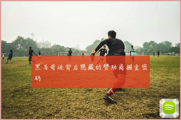 黑马奇迹背后隐藏的赞助商掘金密码